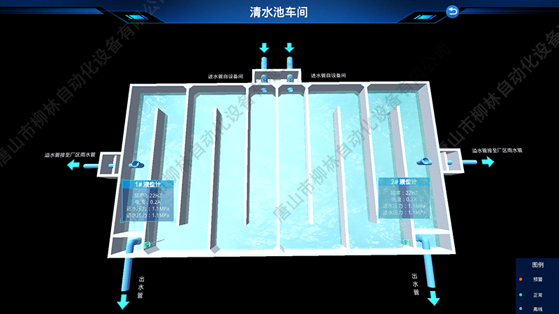 數字孿生清水間界面